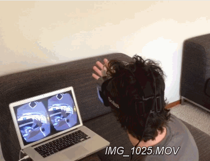 Moving while using Leap Motion